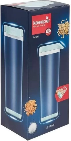 Keeeper Contenant Hermétique BPA Avec Stockage Et Classification Des Aliments 1000 Ml - COLLECTION BRUNIA -Fournitures De Cuisine Boutique 608x1200