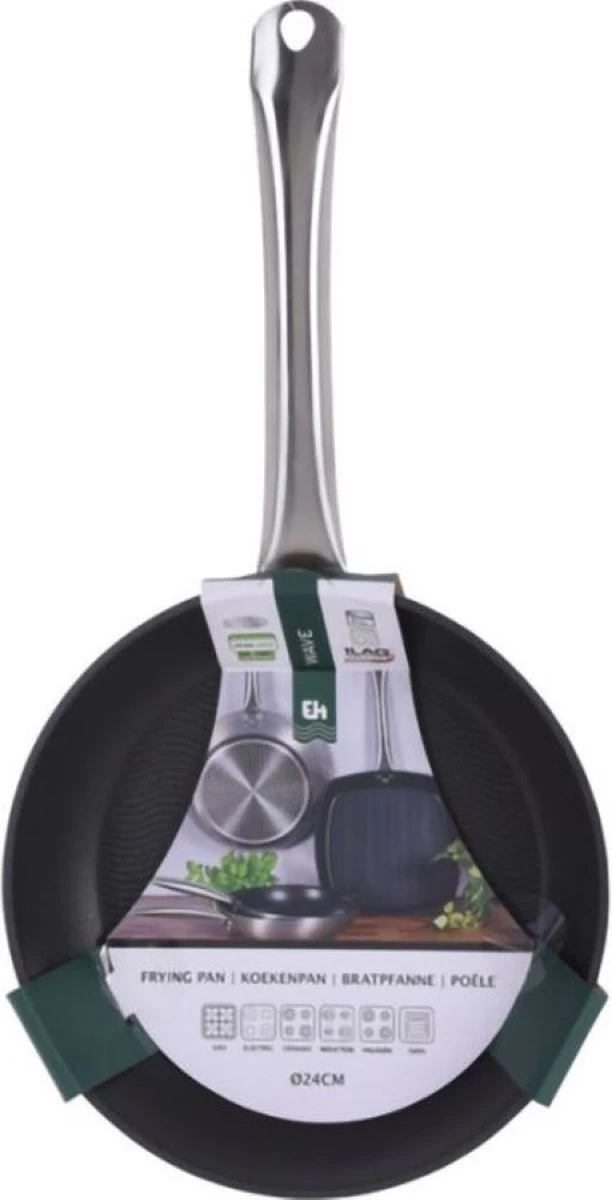 Poêle à Frire De Luxe Oneiro - Aluminium - ø24 X H 5 Cm - Cuisson - Salle à Manger - Cuisine - Poêle - Induction - Gaz - Casseroles - Poêles 2 Poêle à Frire De Luxe Oneiro - Aluminium - ø24 X H 5 Cm - Cuisson - Salle à Manger - Cuisine - Poêle - Induction - Gaz - Casseroles - Poêles – Image 2