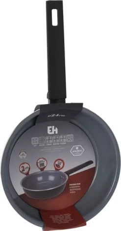 Poêle à Frire De Luxe Oneiro - Aluminium - ø24 X H 6 Cm - Cuisson - Salle à Manger - Cuisine - Poêle - Induction - Gaz - Casseroles - Poêles -Fournitures De Cuisine Boutique 628x1200