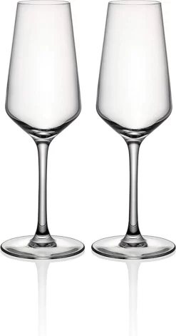 Flûtes à Champagne Cristal D'Arques | Modèle Grand Château | Ensemble De 2 Verres | Verre Cristal/Cristalline | 23cl