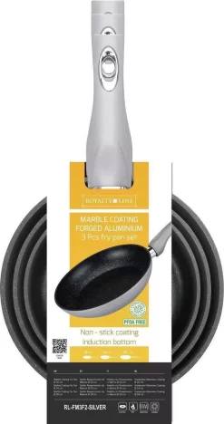 Royalty Line - Sauteuses De Luxe - Revêtement En Marbre - 3 Pièces - 20, 24, 28 Cm - Revêtement Antiadhésif 3 Couches ! 7 Royalty Line - Sauteuses De Luxe - Revêtement En Marbre - 3 Pièces - 20, 24, 28 Cm - Revêtement Antiadhésif 3 Couches ! -Fournitures De Cuisine Boutique 633x1200