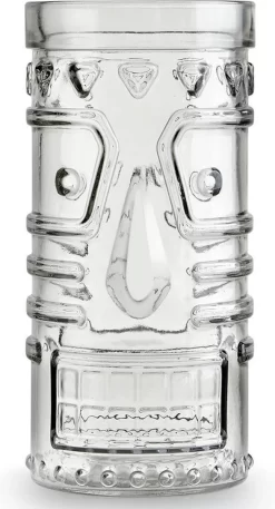 4x Verres à Verres à Cocktail / Verres Mai Tai Transparents 490 Ml - Avec Gobelet Doseur En Acier Inoxydable / Taille De Barre 2-en-1 15/30 Ml -Fournitures De Cuisine Boutique 648x1200 1