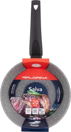 Poêle à Frire Florina Salva Avec Rebord Haut Et Revêtement Antiadhésif 3 Couches 20 X 6 Cm Noir / Gris - Technologie Coussin D'air - Poignée Froide Au Toucher Soft 11 Poêle à Frire Florina Salva Avec Rebord Haut Et Revêtement Antiadhésif 3 Couches 20 X 6 Cm Noir / Gris - Technologie Coussin D'air - Poignée Froide Au Toucher Soft -Fournitures De Cuisine Boutique 648x1200