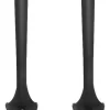 Set De 2 Cuillères à Spaghetti / Cuillère De Service En Plastique Noir 30 Cm Ustensiles De Cuisine - Pâtes Noires Cuillères De Service En Plastique