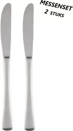 Couteaux à Couteaux à Pain - 2 Pièces - Ensemble De Couteaux - Couteau à Couverts - Couteaux Dentelés - Couteau De Table - Couteau De Table