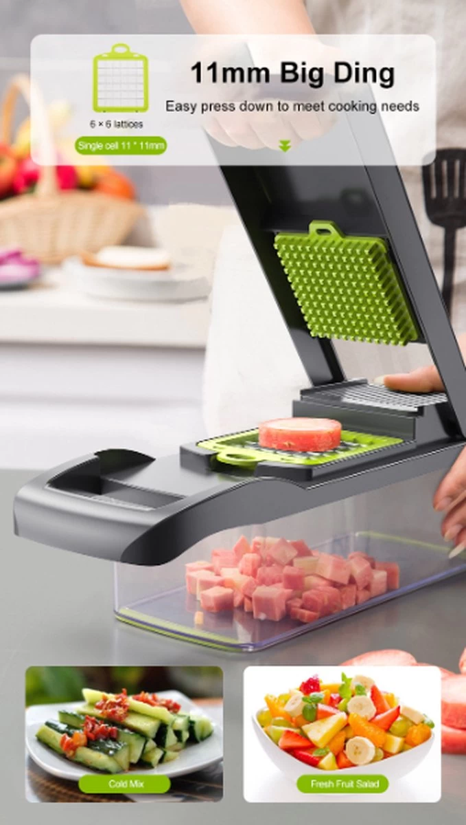 Coupe-légumes Multifonctionnel Avec Séparateur De Protéines Et Brosse De Nettoyage - Coupe-légumes Et Fruits - Coupe-légumes Julienne - Trancheuse De Cuisine - Coupe-fruits - Coupe-oignons - Coupe-copeaux - Coupe-copeaux 4 Coupe-légumes Multifonctionnel Avec Séparateur De Protéines Et Brosse De Nettoyage - Coupe-légumes Et Fruits - Coupe-légumes Julienne - Trancheuse De Cuisine - Coupe-fruits - Coupe-oignons - Coupe-copeaux - Coupe-copeaux – Image 4