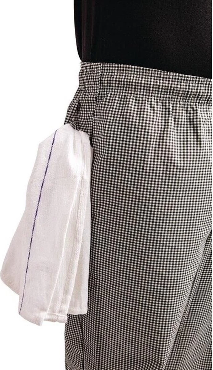 Pantalon De Cuisine Unisexe Easyfit Teflon Whites Avec Petit Carreaux | Blauw& Blanc - Taille XS 7 Pantalon De Cuisine Unisexe Easyfit Teflon Whites Avec Petit Carreaux | Blauw& Blanc - Taille XS – Image 7