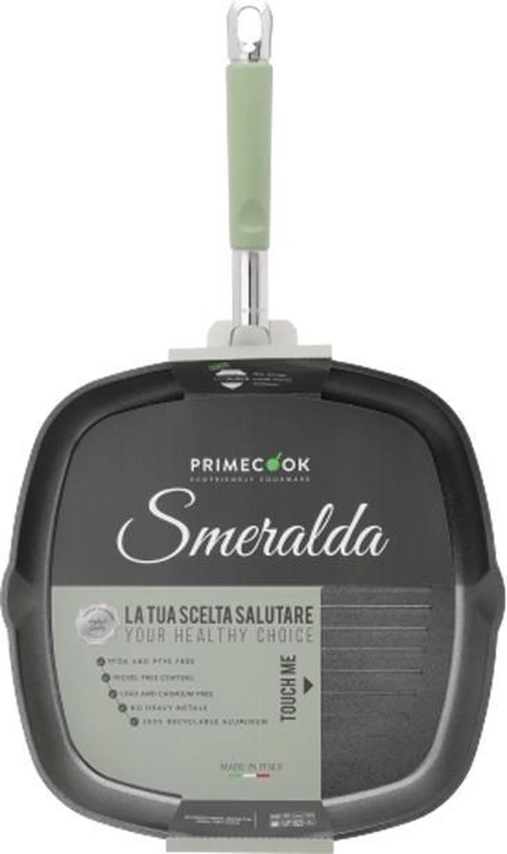 Primecook - Poêle à Griller - 28 X 28 Cm - Sans PFAS - Induction - Revêtement Antiadhésif Ecoshield Sûr Et Résistant à L'usure 4 Primecook - Poêle à Griller - 28 X 28 Cm - Sans PFAS - Induction - Revêtement Antiadhésif Ecoshield Sûr Et Résistant à L'usure – Image 4