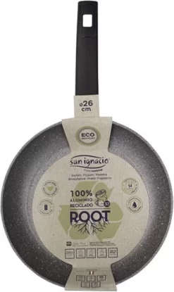 Poêle à Frire De Luxe Oneiro - Eco Friendly - Gris - ø26 X H 4,7 Cm - Cuisine - Salle à Manger - Cuisine - Poêle - Induction - Gaz - Casseroles - Poêles -Fournitures De Cuisine Boutique 714x1200