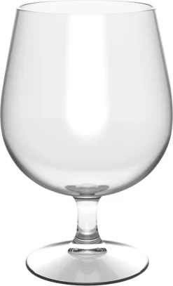 1x Verres à Bière Spéciaux Demi Litre / 52 Cl / 520 Ml Transparents En Plastique Incassable - Verres à Bières Spéciales