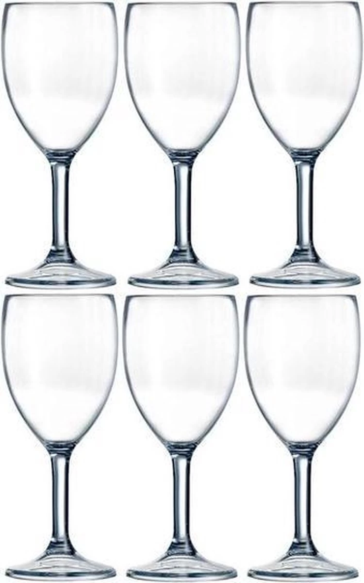 6x Arcoroc Outdoor Perfect Verre à Vin SAN Plastique Dur 300 Ml - Verres De Camping / Pique-nique Incassables 1 6x Arcoroc Outdoor Perfect Verre à Vin SAN Plastique Dur 300 Ml - Verres De Camping / Pique-nique Incassables