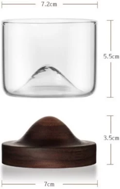 WiseGoods Verres à Whisky De Luxe - Glas à Whisky - Cadeau - Cadeau - Boisson - Alcohol - Services De Table - Boisson - Coffret Cadeau - 120 Ml -Fournitures De Cuisine Boutique 765x1200