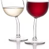 Vi(n)oletta Wankelmut Ensemble De Verres à Vin Tordus (4 Pièces) - Verre à Vin Amusant Plié à La Main En Allemagne - Verres à Vin Amusants Comme Cadeau De Vin Pour Hommes Et Femmes