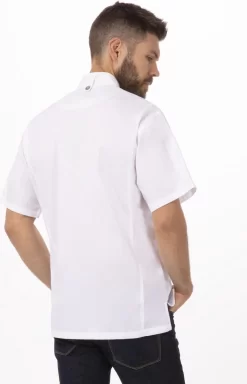 Chef Works Urban Springfield Veste De Chef Avec Fermeture éclair | Wit - Taille XL -Fournitures De Cuisine Boutique 772x1200 1