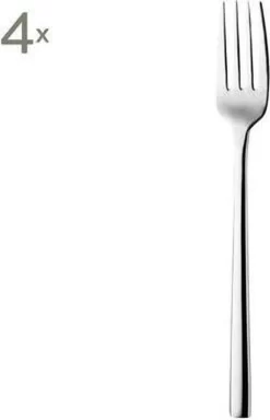 4 Fourchettes à Dessert | Fourchettes à Pâtisserie Shine De Westwing Basics | Fourchette à Collation