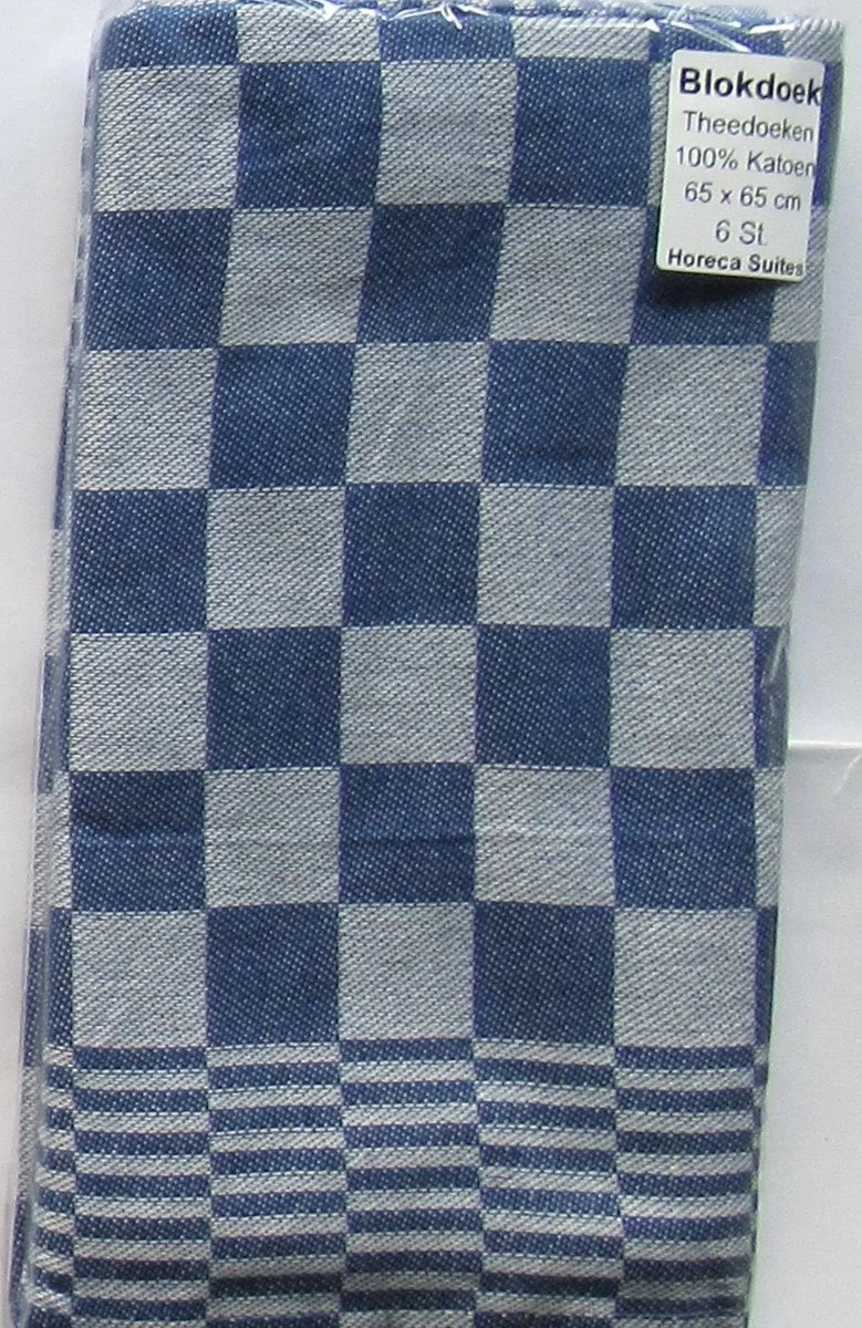 TORCHONS DE CUISINE | L'INDUSTRIE DE LA RESTAURATION | 65 X 65 Cm | CHESS BLEU 2 TORCHONS DE CUISINE | L'INDUSTRIE DE LA RESTAURATION | 65 X 65 Cm | CHESS BLEU – Image 2