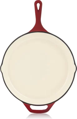 Mahlzeit Poêle En Fonte Avec Couvercle émaillé, Ø 29,5 Cm, Dark Cherry, Cocotte à Deux Becs, Couvercle De Poêle à Griller, Poêle Universelle, Poêle En Fonte, Cocotte Avec Couvercle, Rebord Haut, Casseroles -Fournitures De Cuisine Boutique 779x1200