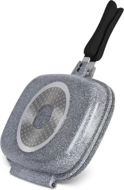 Edënbërg Stonetec Line - Luxe à Griller Double Face En Aluminium De Luxe - Ø 32cm - 3,7 Litres - Revêtement Céramique / Marbre -Fournitures De Cuisine Boutique 786x1200 2