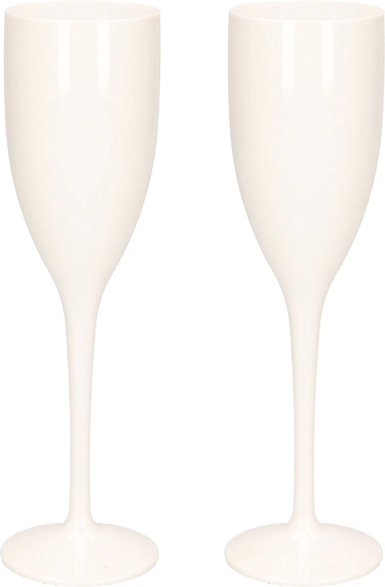 2x Verres à Champagne/prosecco Incassables Plastique Blanc 15 Cl/150 Ml - Verres/flûtes à Champagne Incassables 1 2x Verres à Champagne/prosecco Incassables Plastique Blanc 15 Cl/150 Ml - Verres/flûtes à Champagne Incassables