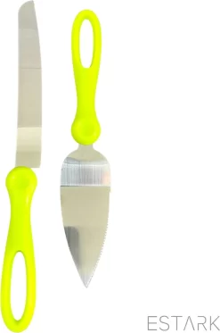 ESTARK® Pelle à Gâteau 2x - Set De 2 Pièces Pelles à Tarte - Plastique - Métal - Couverts - Couteau à Gâteau - Pelle à Gâteau - Couper Et Servir Le Gâteau - 2 Pièces Vert -Fournitures De Cuisine Boutique 795x1200