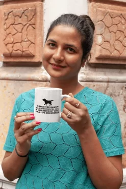 Une Life Sans Chien Est Une Tasse En Céramique Diminuée Par La Life , Tasse à Café Pour Les Amoureux Des Chiens, Cadeau Pour Lui Et Elle, Tasse Pour Les Propriétaires De Chiens, D015-172W, 11 Oz,