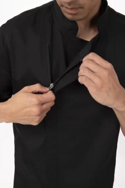 Chef Works Urban Springfield Veste De Chef Avec Fermeture éclair | Noir - Taille M
