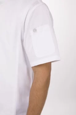 Chef Works Urban Springfield Veste De Chef Avec Fermeture éclair | Blanc - Taille S -Fournitures De Cuisine Boutique 800x1200 57
