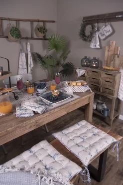 Clayre & Eef Pot 20*20 Cm Beige Blauw Katoen Carré Bleuet Vidange Cache-pot Aide à L'égouttage 6 Clayre & Eef Pot 20*20 Cm Beige Blauw Katoen Carré Bleuet Vidange Cache-pot Aide à L'égouttage -Fournitures De Cuisine Boutique 800x1200 62