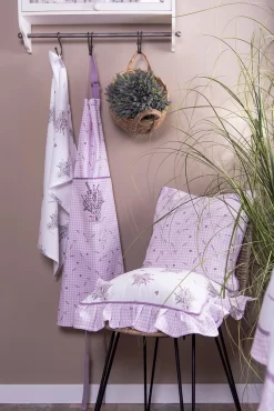 Clayre & Eef Torchon 50*70 Cm Violet, Wit Katoen Rectangle Lavande Torchon Torchon Torchon Vaisselle -Fournitures De Cuisine Boutique 801x1200 41