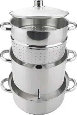 AREBOS Presse Fruits Extracteur Vapeur Presse-agrumes Cuiseur Vapeur Extracteur De Jus Ø 26cm -Fournitures De Cuisine Boutique 807x1200 3