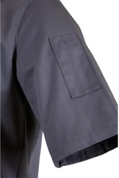 Southside Band Collar Veste De Chef Anthracite - Southside BB712-XL - Restauration & Professionnel -Fournitures De Cuisine Boutique 808x1200 6