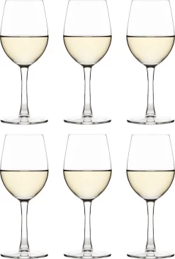 Libbey Verres à Vin à Vin Vin Witte Endura - 270 Ml / 27 Cl - 6 Pièces - Passe Au Lave-vaisselle - Intemporel - Qualité Solide