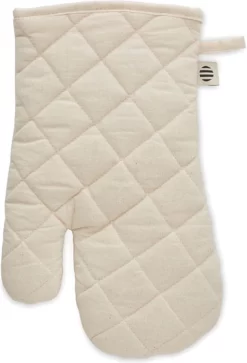 Gant De Cuisine - Gants De Four - Gants De Cuisine - Textile De Cuisine De Cuisine - Coton Bio - Beige