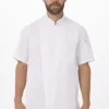 Chef Works Urban Springfield Veste De Chef Avec Fermeture éclair | Wit - Taille XL