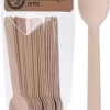 Cuillères En Bois WIEK - 20 PCS - 16 Cm - Bois - Respectueux De Environnement - Cuillères - Cuillères Jetables
