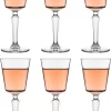Verre à Vin Libbey SPKSY - 260 Ml / 26 Cl - 6 Pièces - Lavable Au Lave-vaisselle - Design Vintage - Haute Qualité - Design Elegant