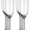 6x Flûtes à Champagne/ Flûtes Transparentes Plaza 190 Ml -19 Cl - Verres De Champagne - Boissons Champagne - Flûtes à Champagne