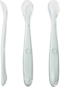 Tomedeks 4 Pièces Cuillères Pour Bébé En Silicone Doux Courbé Cuillère D'Alimentation Pour Bébé Cuillère Large Souple à Partir De 1 Mois Ensemble De Cuillères Pour Bébé Coloré -Fournitures De Cuisine Boutique 836x1200