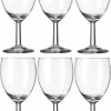 6x Verres à Vin Pour Vin Rouge 200 Ml Guild - 20 Cl - Verres à Vin Rouge - Boire Du Vin - Verres à Vin En Verre