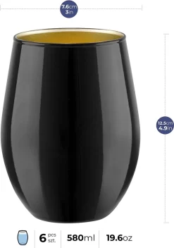 TENDANCE POUR LA MAISON Verres à Eau Colorés Verres à Boire En Verre Coloré De 580 Ml Gobelets Highball Verre à Vin Ensemble De 4 Verres à Boire Grand Gobelet En Verre | Phoebe Great Gatsby | Or Noir 8 TENDANCE POUR LA MAISON Verres à Eau Colorés Verres à Boire En Verre Coloré De 580 Ml Gobelets Highball Verre à Vin Ensemble De 4 Verres à Boire Grand Gobelet En Verre | Phoebe Great Gatsby | Or Noir -Fournitures De Cuisine Boutique 842x1200 1