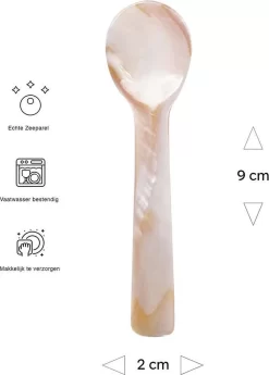 Cuillères à Caviar - Set De 2 Pièces - Cuillères Rose Pearl - Amuse -bouche - Dessert - Cuillères à Oeufs - -Fournitures De Cuisine Boutique 859x1200