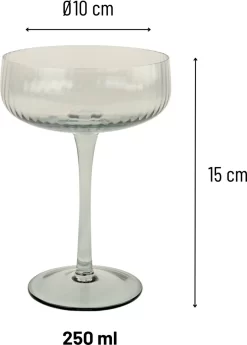 Coupes à Champagne Orange85 - 6 Pièces - Relief - Nervuré - Verre Fumé - Grijs - Flûtes à Champagne - Martini - Verres à Cocktail -Fournitures De Cuisine Boutique 860x1200 2