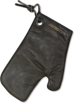 Dutchdeluxes - Gant De Four - Cuir (pleine Fleur) - Vintage Grey - Convient Pour Barbecue - Incl. Boite Cadeau