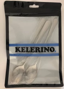 Cuillères Latte Macchiato - Cuillères à Yaourt, Dessert Ou Café Longues En Acier Inoxydable - KELERINO. - Ensemble De 4 Pièces -Fournitures De Cuisine Boutique 861x1200