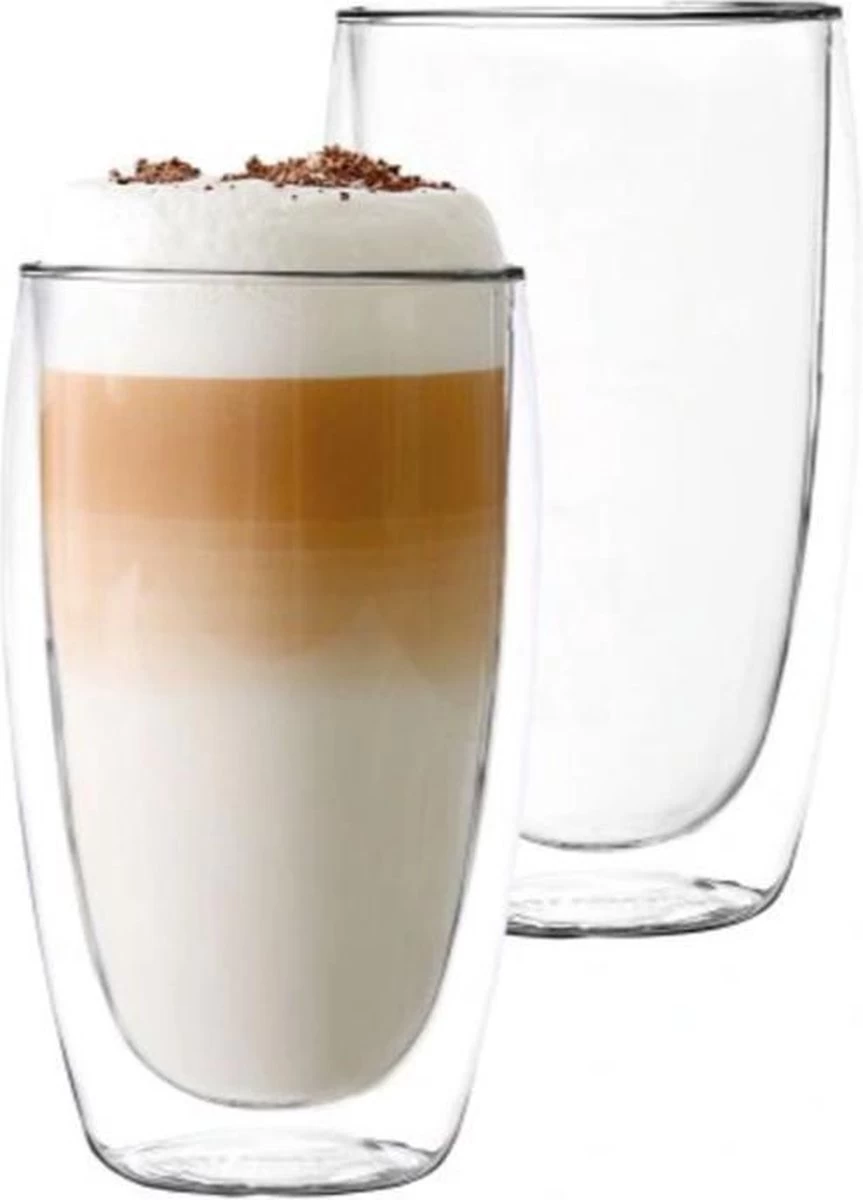Verres à Latte Macchiato De Luxe Double Paroi - Verres à Verres à Café Double Paroi - Verres à Cappuccino - Tasse à Cappuccino - Verres à Latte - Verre à Thé Double Paroi 450 ML - Set De 2 9 Verres à Latte Macchiato De Luxe Double Paroi - Verres à Verres à Café Double Paroi - Verres à Cappuccino - Tasse à Cappuccino - Verres à Latte - Verre à Thé Double Paroi 450 ML - Set De 2 – Image 9