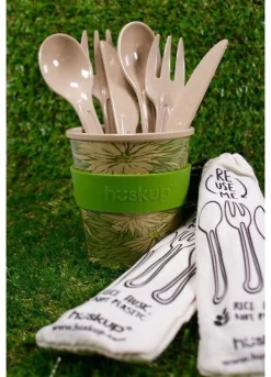 Ensemble De Couverts De Son De Riz Réutilisables - Couteau - Fourchette Et Cuillère Dans Un Sac De Jute DE930 -Fournitures De Cuisine Boutique 864x1200 1