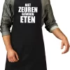 Tablier De Barbecue Don't Whine Just Eat Black Adults - Tablier De Cuisine / Tablier De Barbecue - Cadeau D'anniversaire