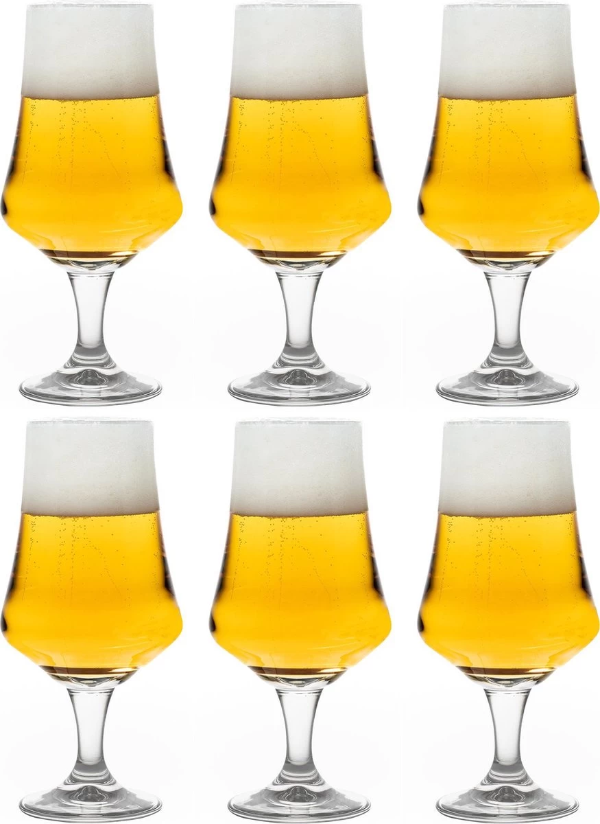 Verre à Bière Libbey Arôme - 500 Ml / 50 Cl - Set De 6 - A Pied - Passe Au Lave-vaisselle - Haute Qualité - Verre Tulipe - Verre à Pils 1 Verre à Bière Libbey Arôme - 500 Ml / 50 Cl - Set De 6 - A Pied - Passe Au Lave-vaisselle - Haute Qualité - Verre Tulipe - Verre à Pils