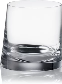 ROGASKA 1665 - Verres à Whisky En Cristal à 90 Degrés - Lot De 2 - Cadeau Pour Lui - Cadeau De Noël - Cristal - Verres à Whisky