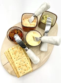 Couteau à Beurre 4 Pièces - Couteaux Pour Le Snack - Couteaux à Tapas - Couteaux à Tartiner - Couverts à Boire - 12 Cm - Manche Design En Marbre - Argent - Eetsmaakvol.nl 7 Couteau à Beurre 4 Pièces - Couteaux Pour Le Snack - Couteaux à Tapas - Couteaux à Tartiner - Couverts à Boire - 12 Cm - Manche Design En Marbre - Argent - Eetsmaakvol.nl -Fournitures De Cuisine Boutique 888x1200